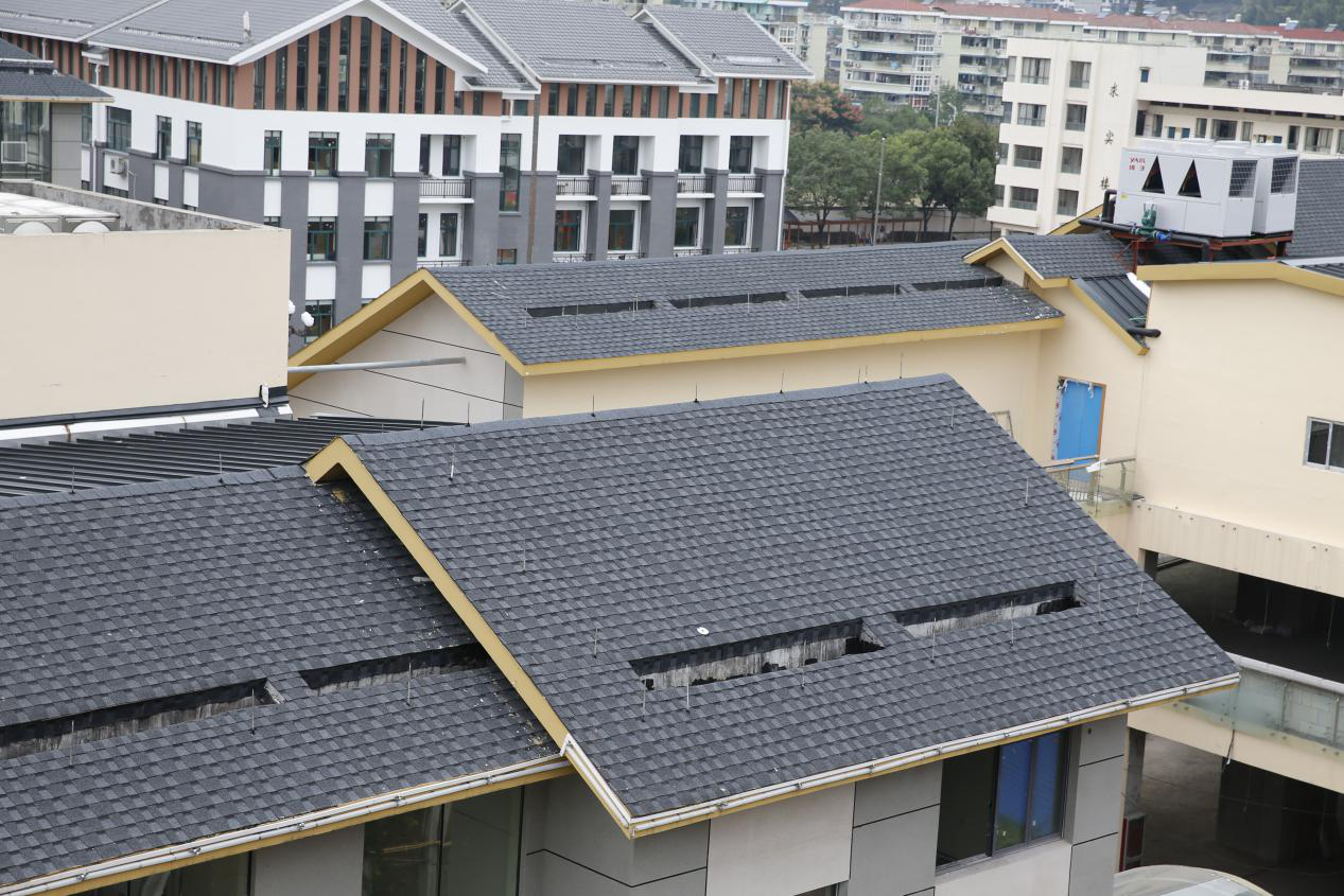 沥青瓦的盖法